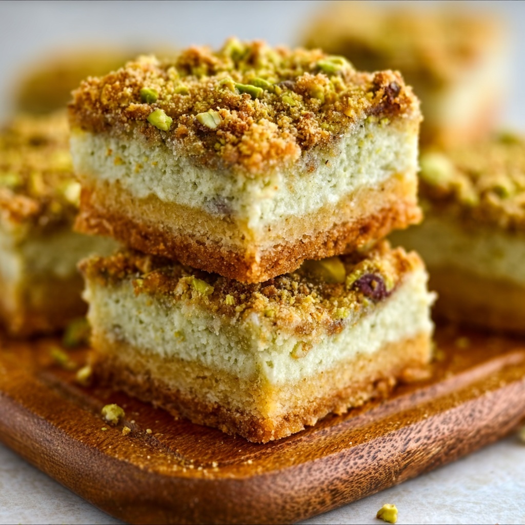 Pistachio Dream Cookie Bars Recipe - Recipe Image