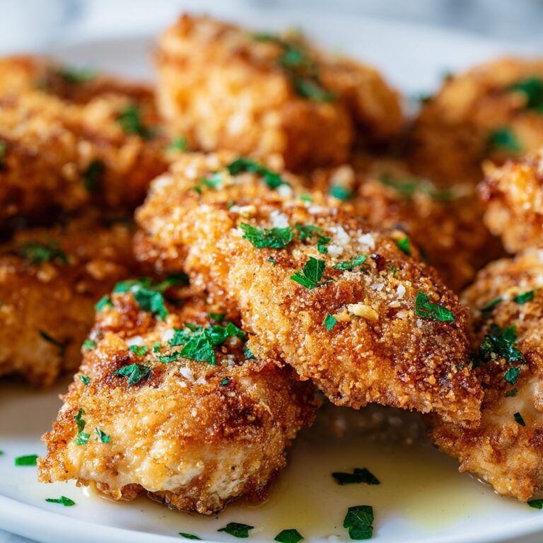 Crispy Garlic Parmesan Chicken Tenders Recipe
