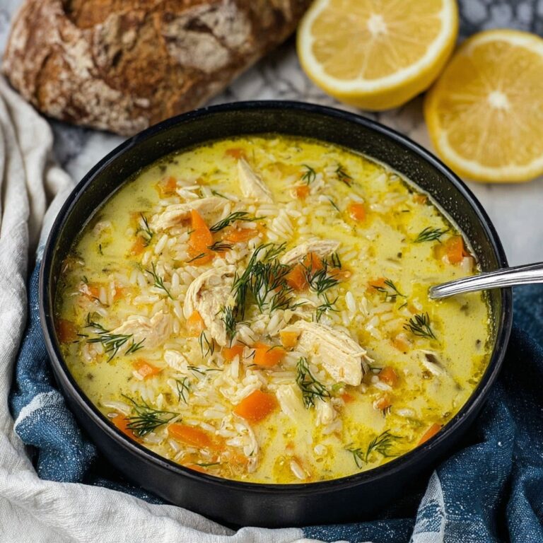 Avgolemono — Greek Lemon Chicken Soup Recipe