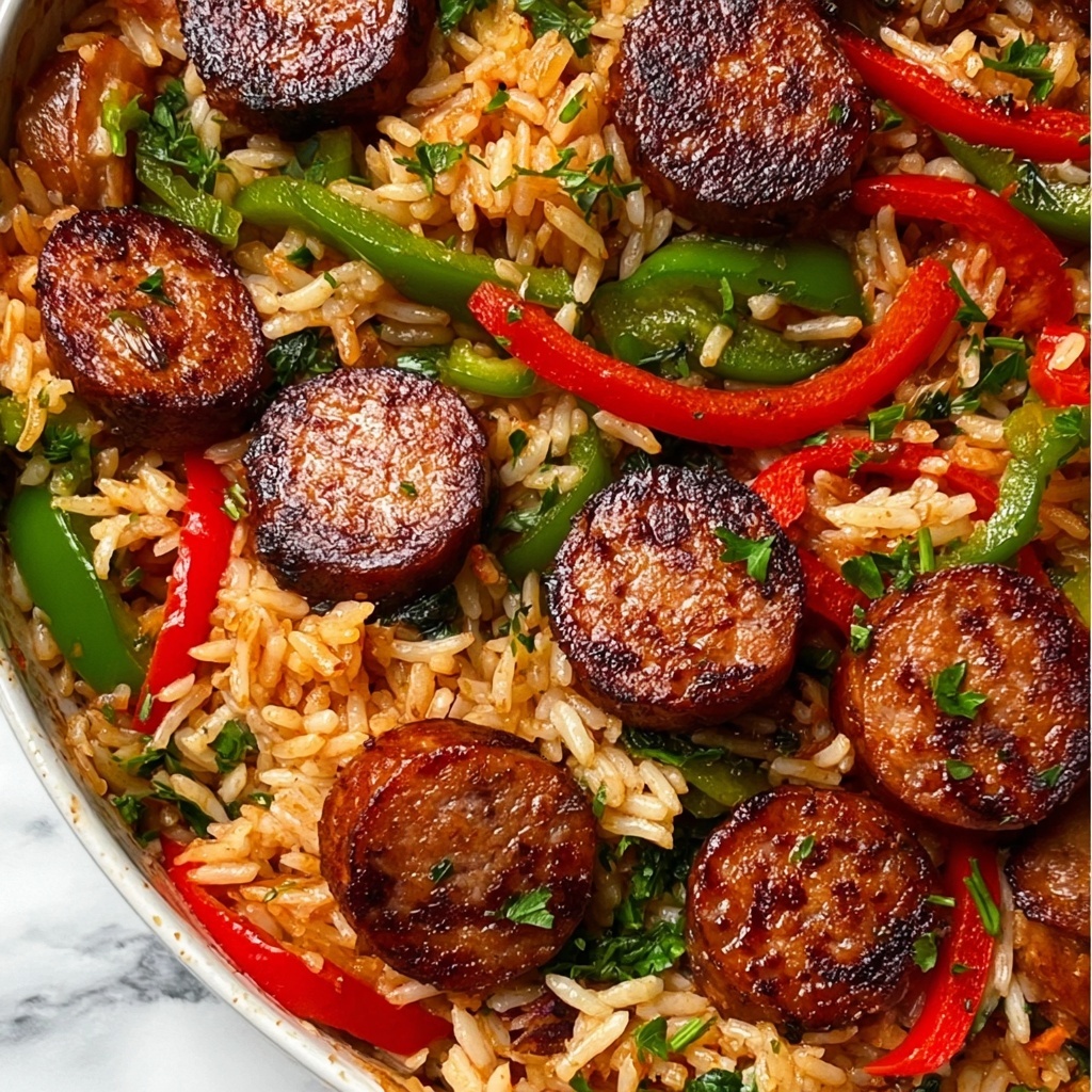 Cajun Sausage and Rice Skillet Recipe - Recipe Image