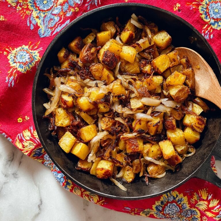 Skillet Fried Potatoes and Onions Recipe