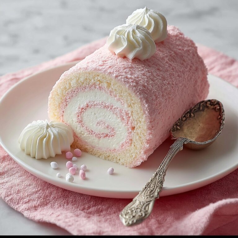 Japanese Cotton Candy Swiss Cake Roll Recipe