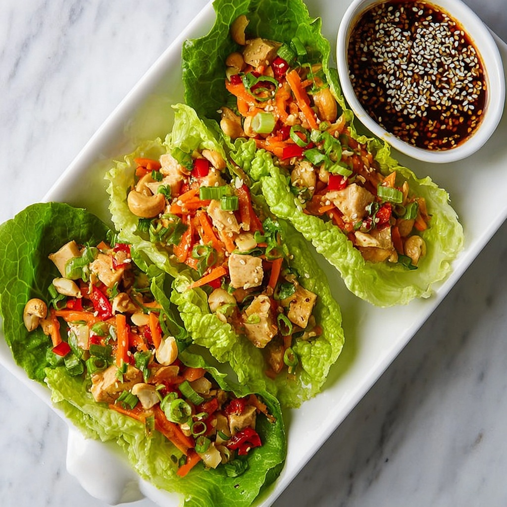 Teriyaki Chicken Lettuce Wraps Recipe - Recipe Image
