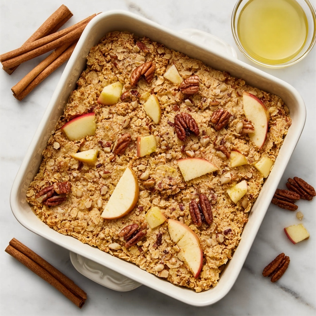 Caramel Apple Baked Oatmeal Recipe - Recipe Image