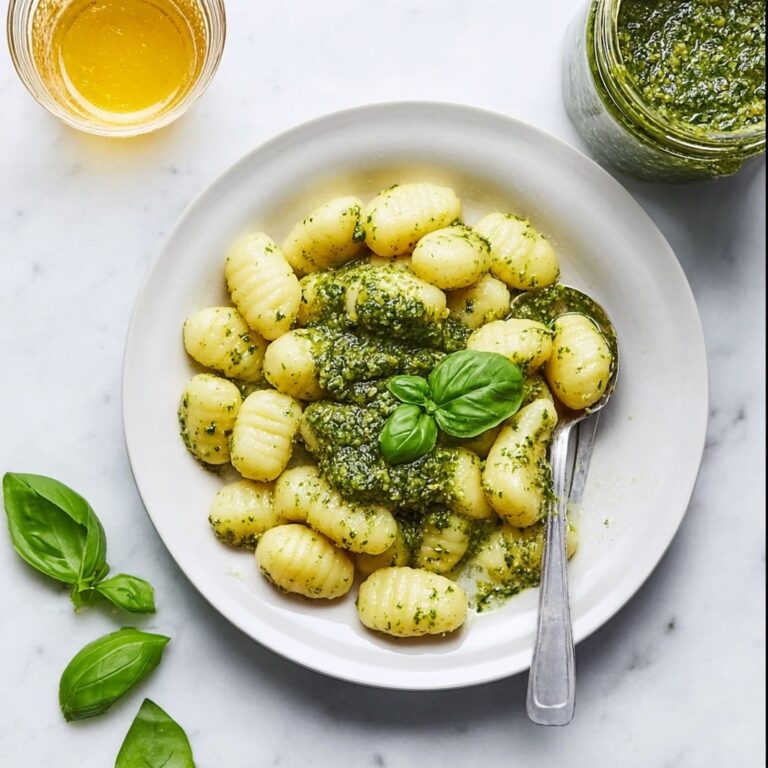 Creamy Basil Pesto Gnocchi for Two Recipe
