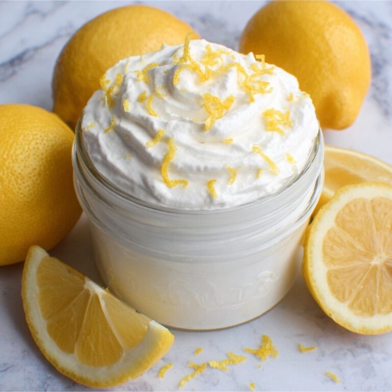 Lemon Zest Whipped Cream Recipe
