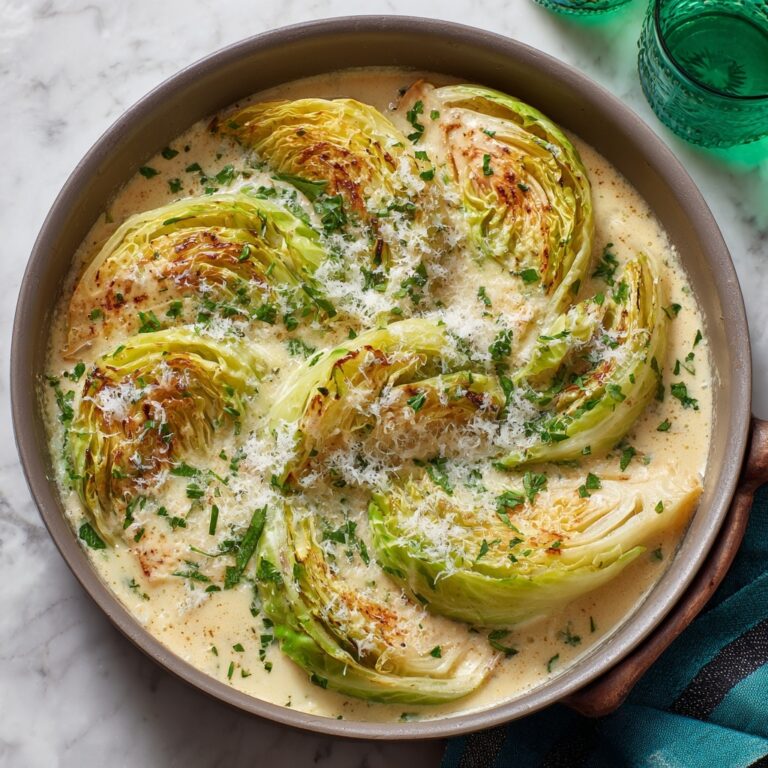 Garlic Parmesan Melting Cabbage Recipe