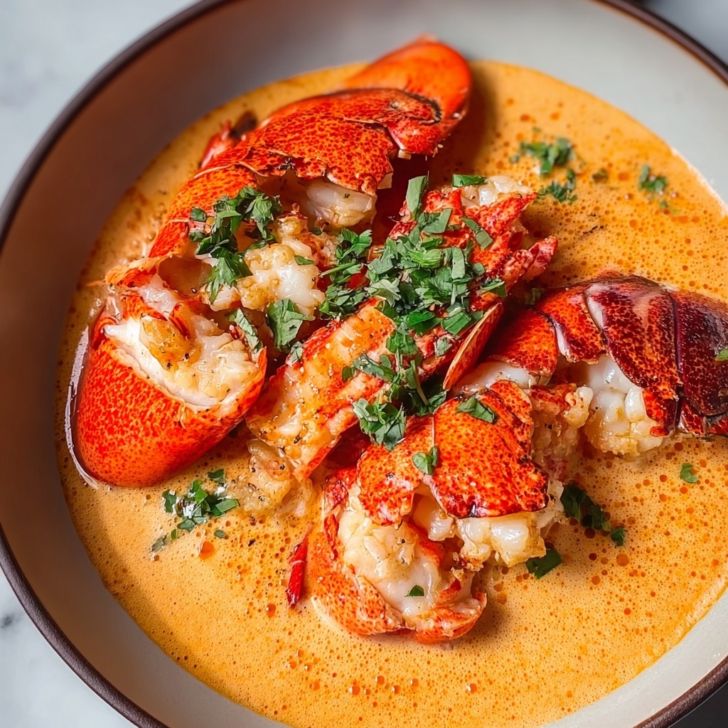 Creamy Spicy Lobster Pasta Recipe - Recipe Image