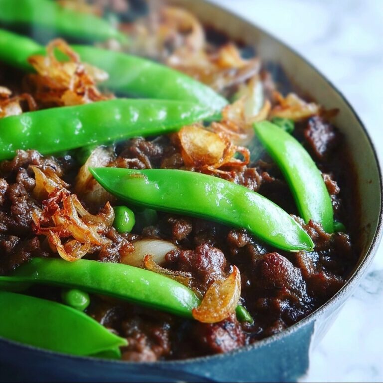 Asian Beef with Mushrooms and Snow Peas Recipe