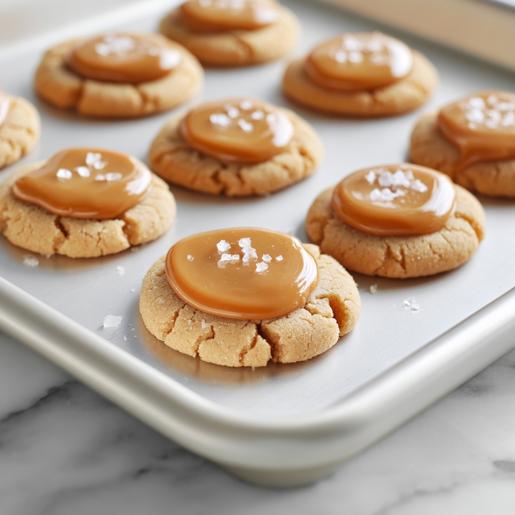 Salted Caramel Sugar Cookies Recipe - Recipe Image
