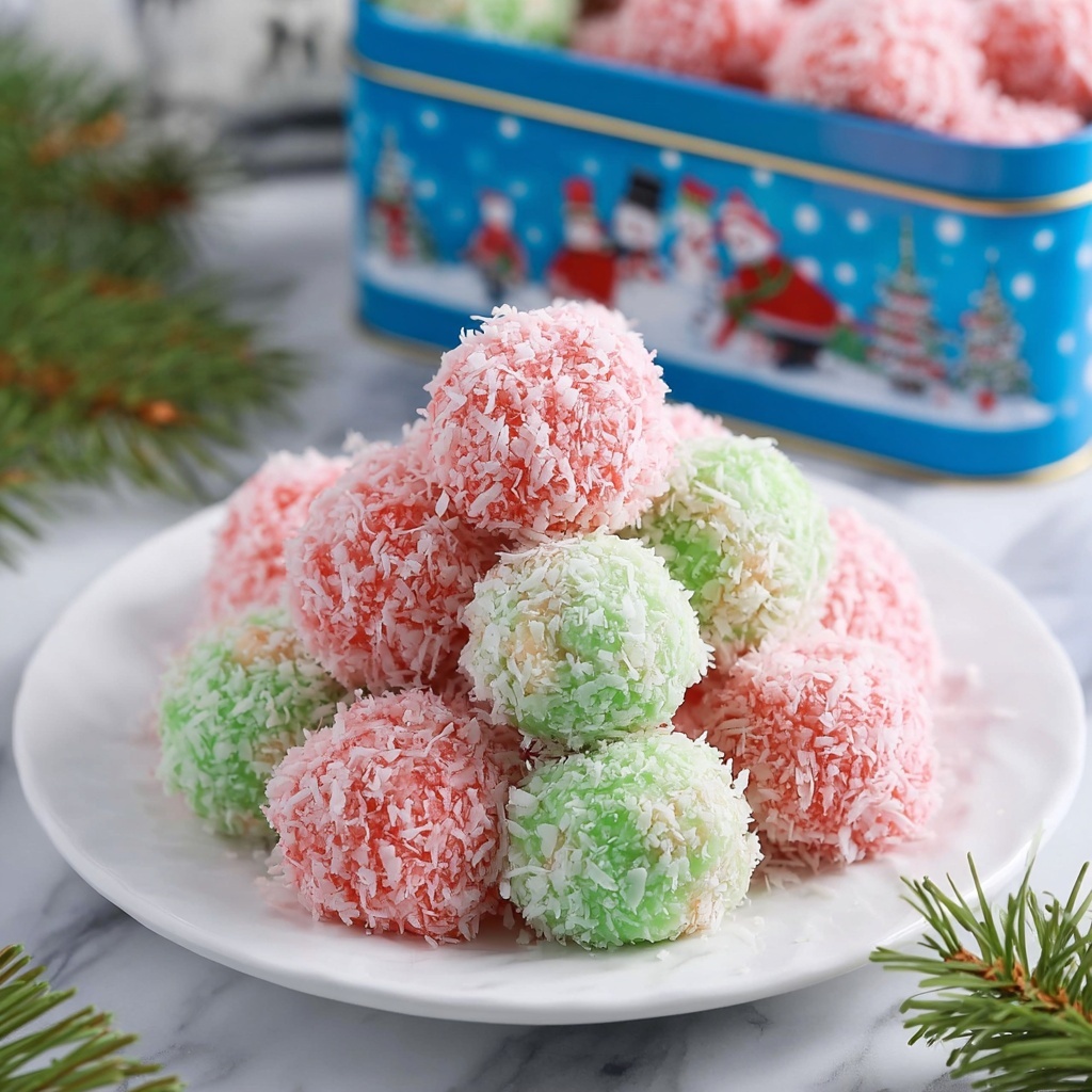 Christmas Jello Balls Recipe - Recipe Image