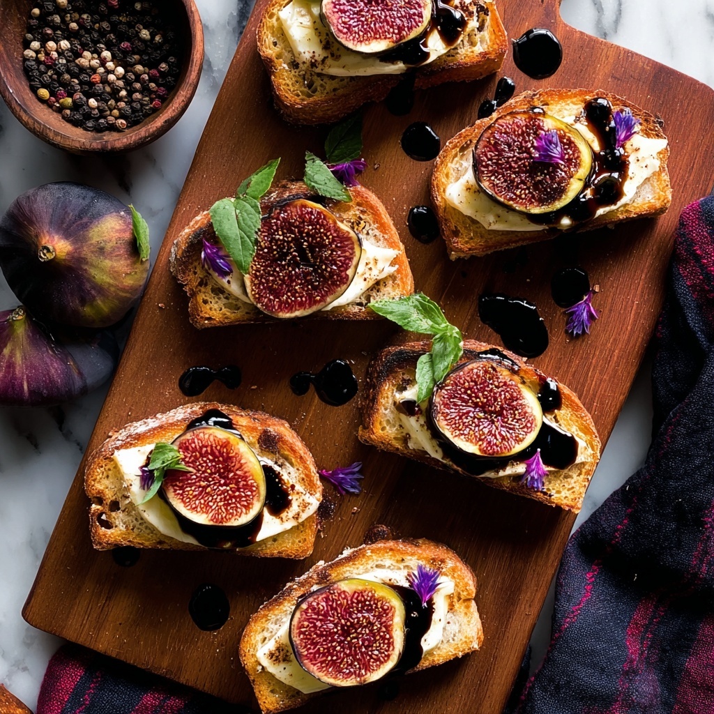 Fig and Brie Crostini Recipe - Recipe Image