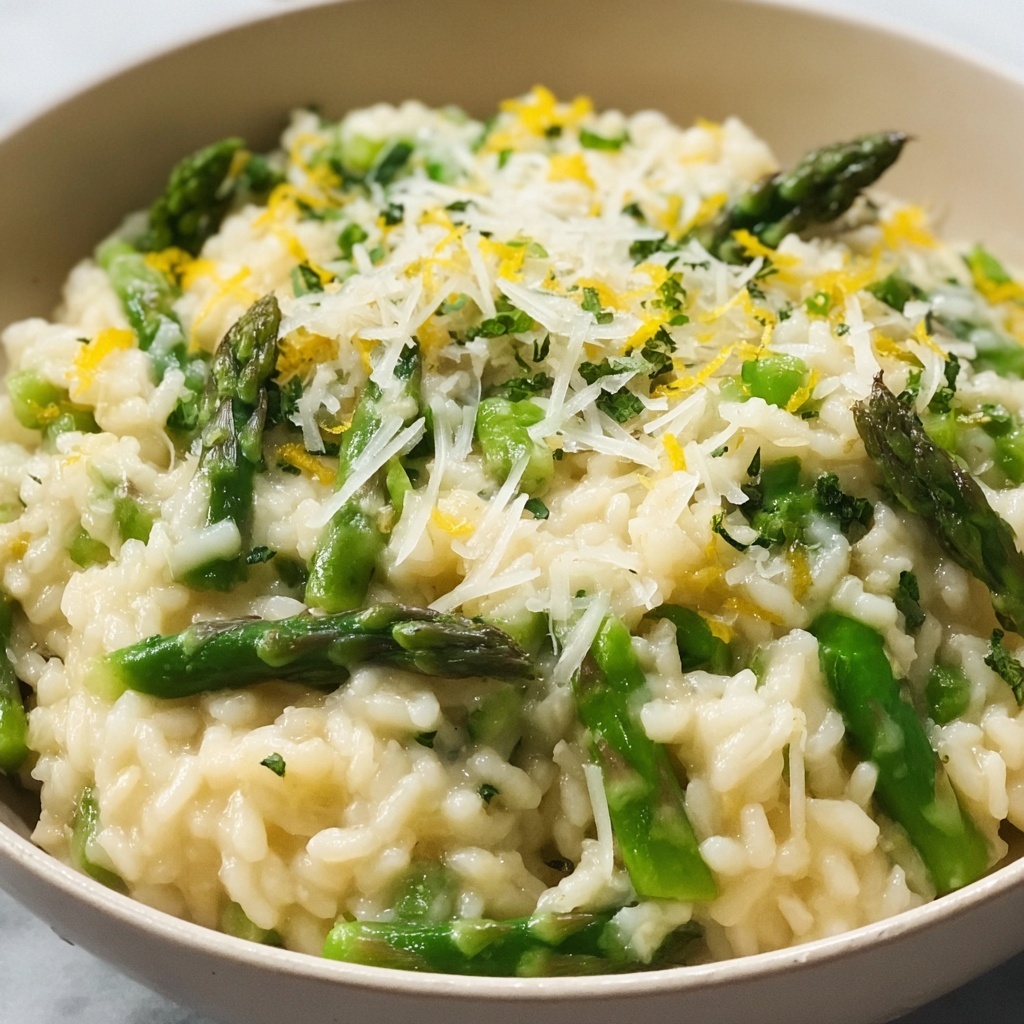 Lemon Asparagus Risotto Recipe - Recipe Image