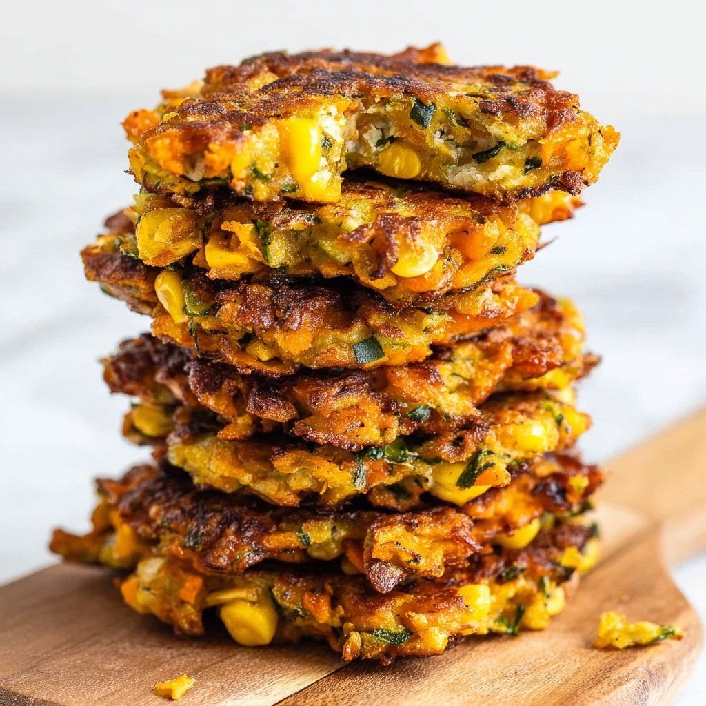 Cheesy Vegetable Fritters Recipe - Recipe Image