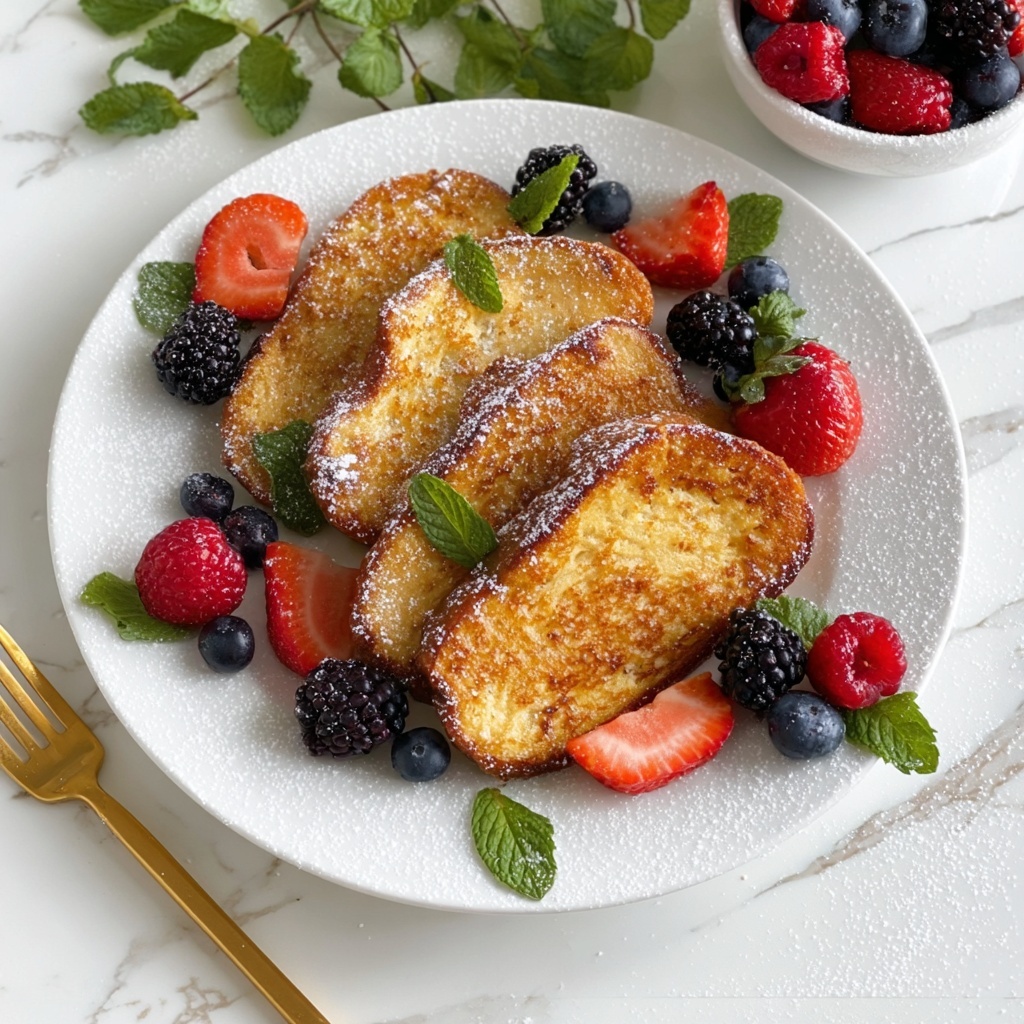 Pound Cake French Toast Recipe - Recipe Image