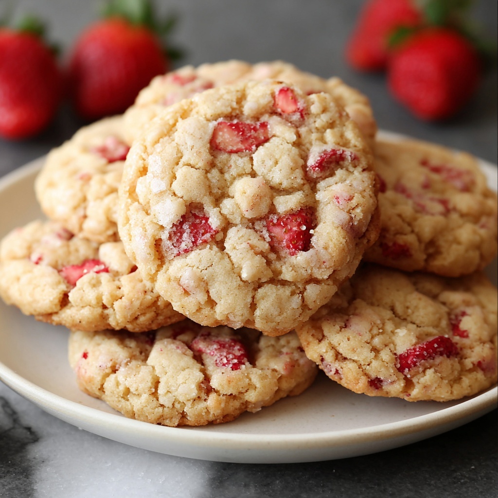 Very Strawberry Protein Cookies Recipe - Recipe Image
