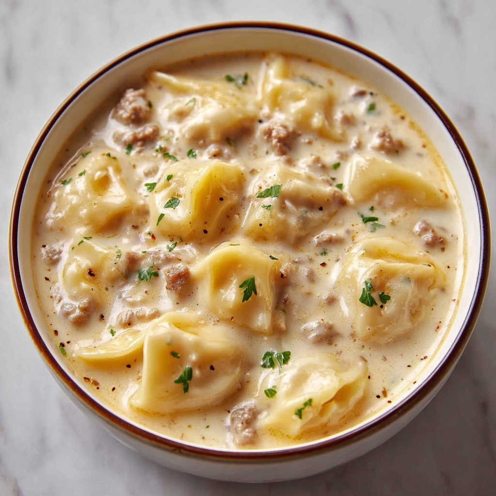 Creamy Alfredo Lasagna Soup Recipe - Recipe Image