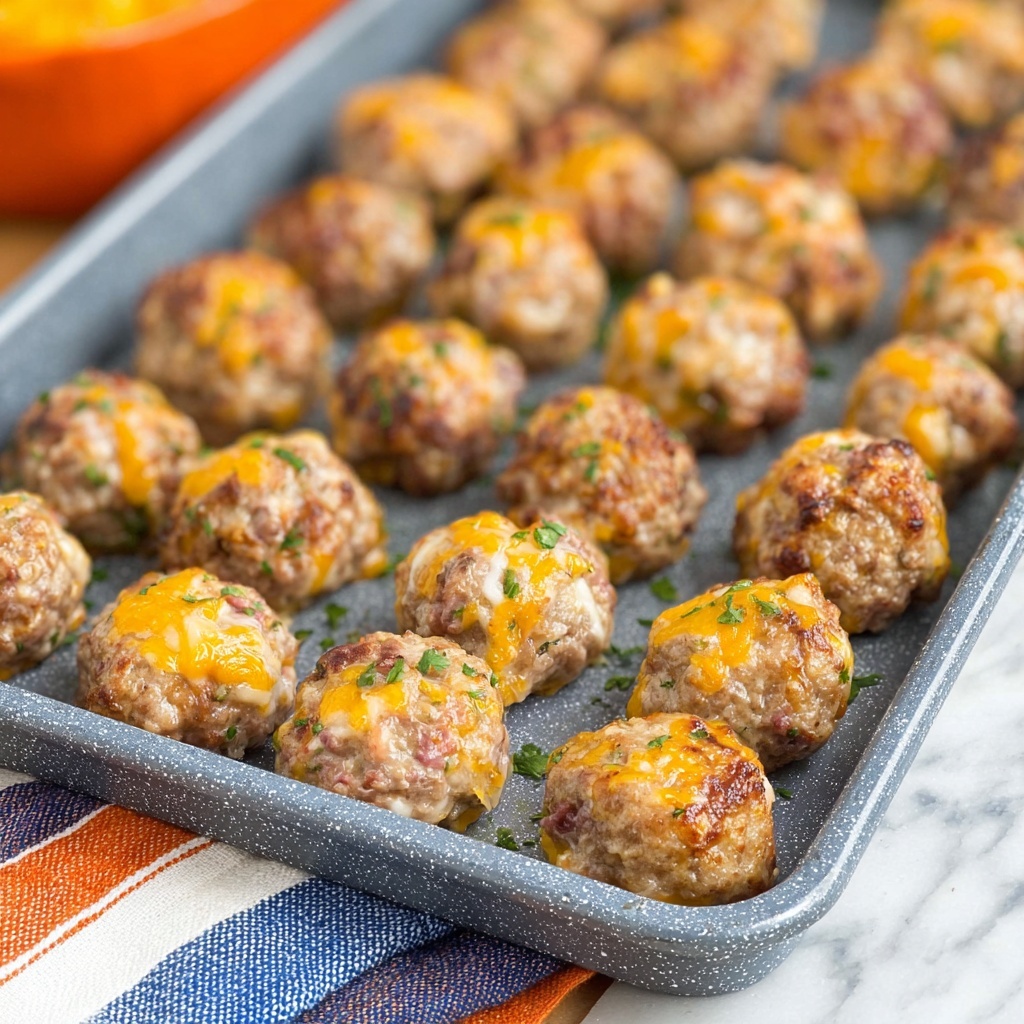 Smoked Sausage Balls Recipe - Recipe Image