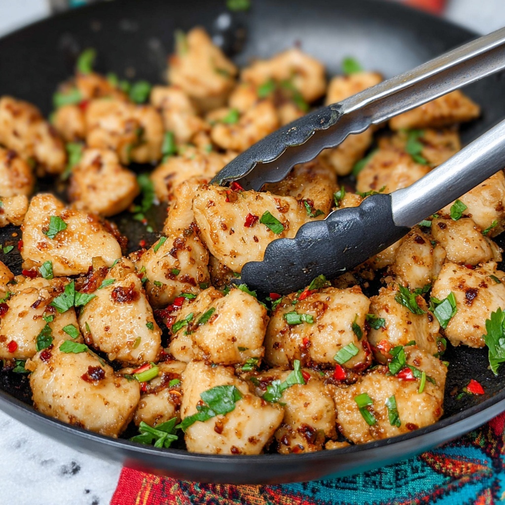 Garlic Butter Chicken Bites Recipe - Recipe Image