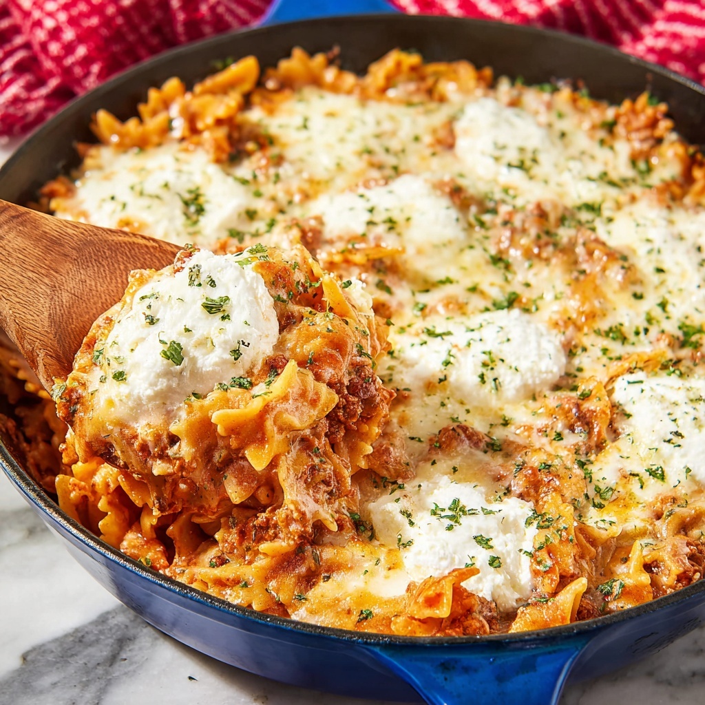 One-Pot Skillet Lasagna Recipe - Recipe Image