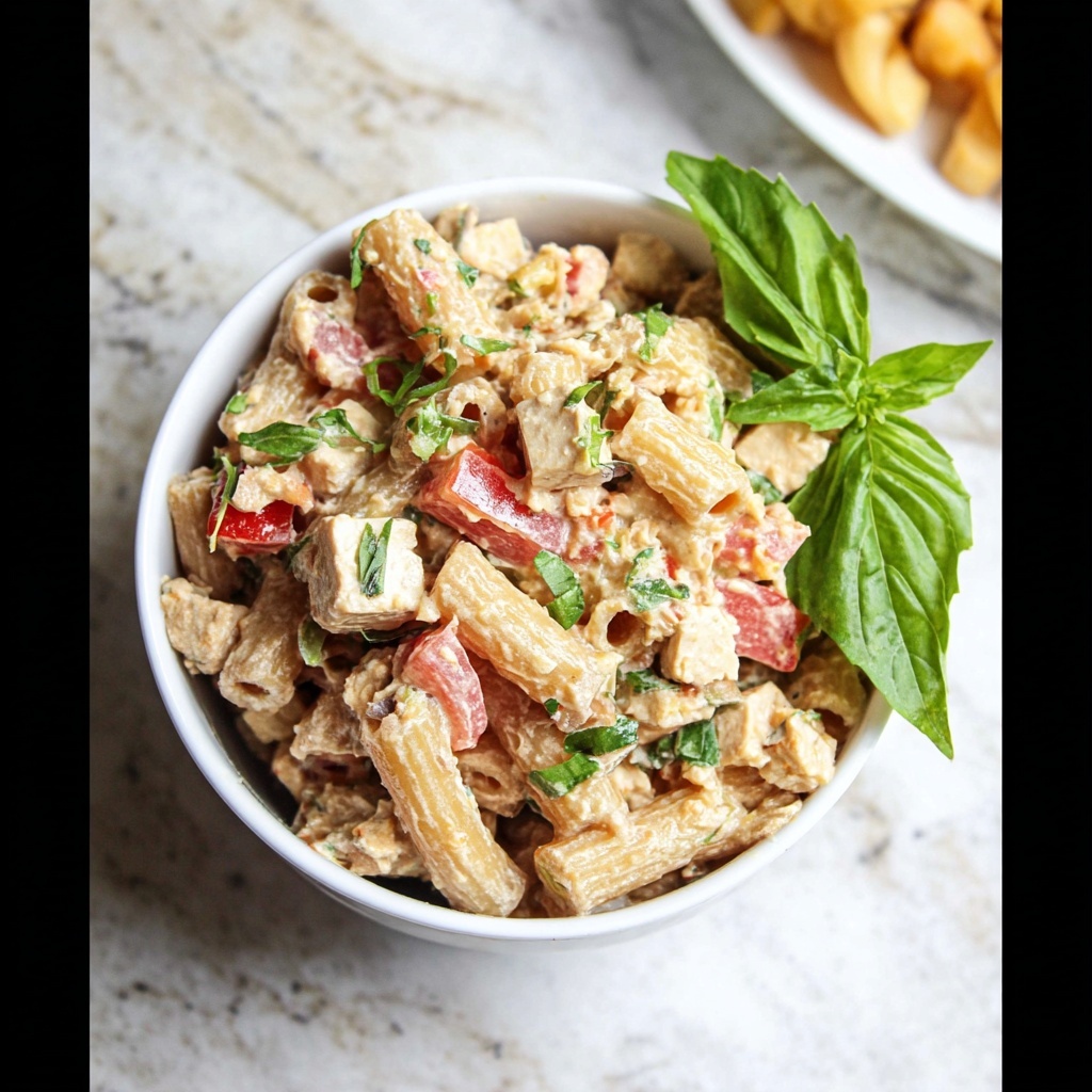 Taziki's Signature Greek Chicken Pasta Salad Recipe - Recipe Image