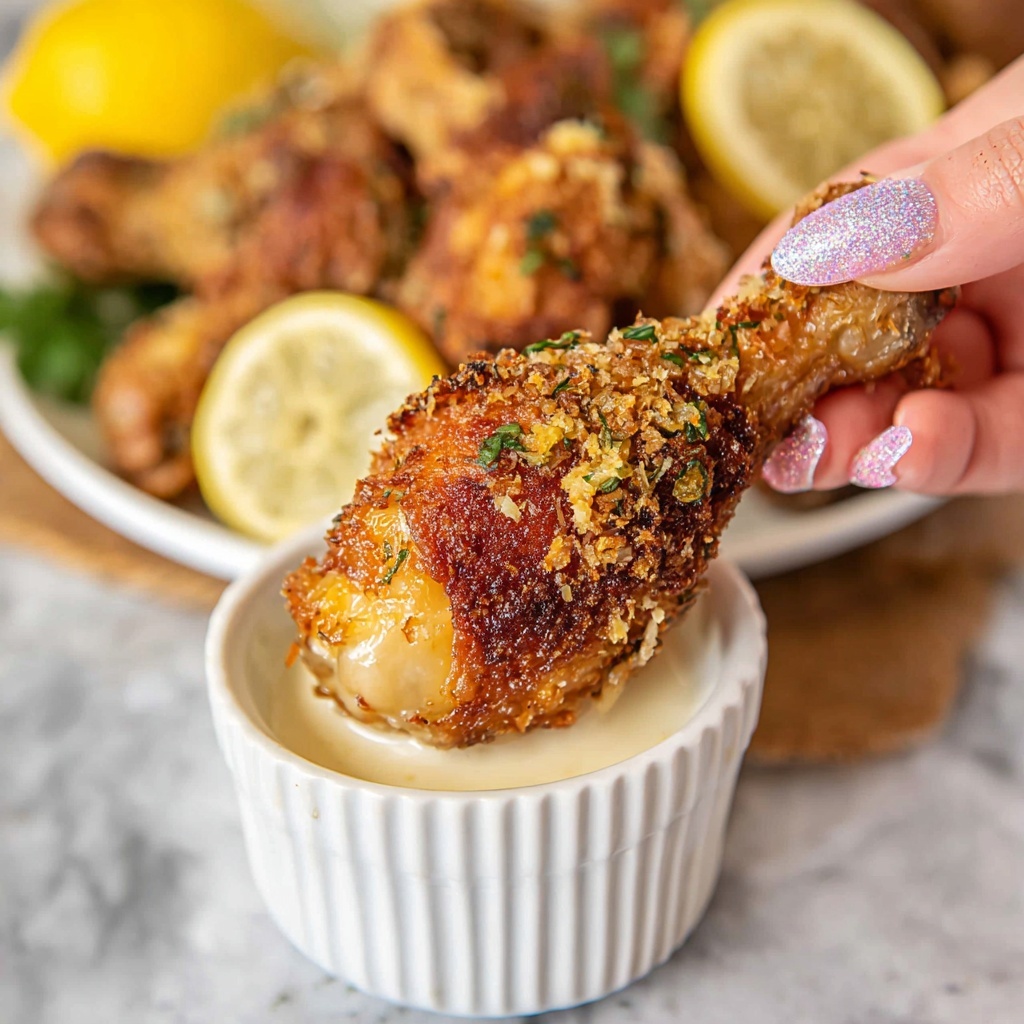 Lemon Garlic Chicken Wings Recipe - Recipe Image