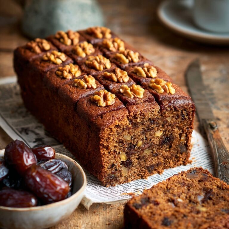 Date and Walnut Cake Recipe