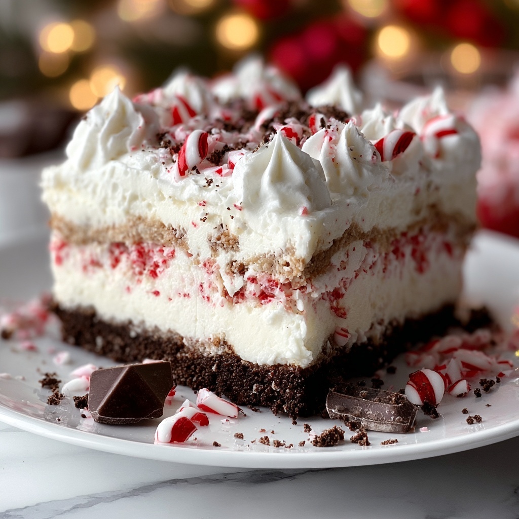 Chocolate Peppermint Lasagna Recipe - Recipe Image