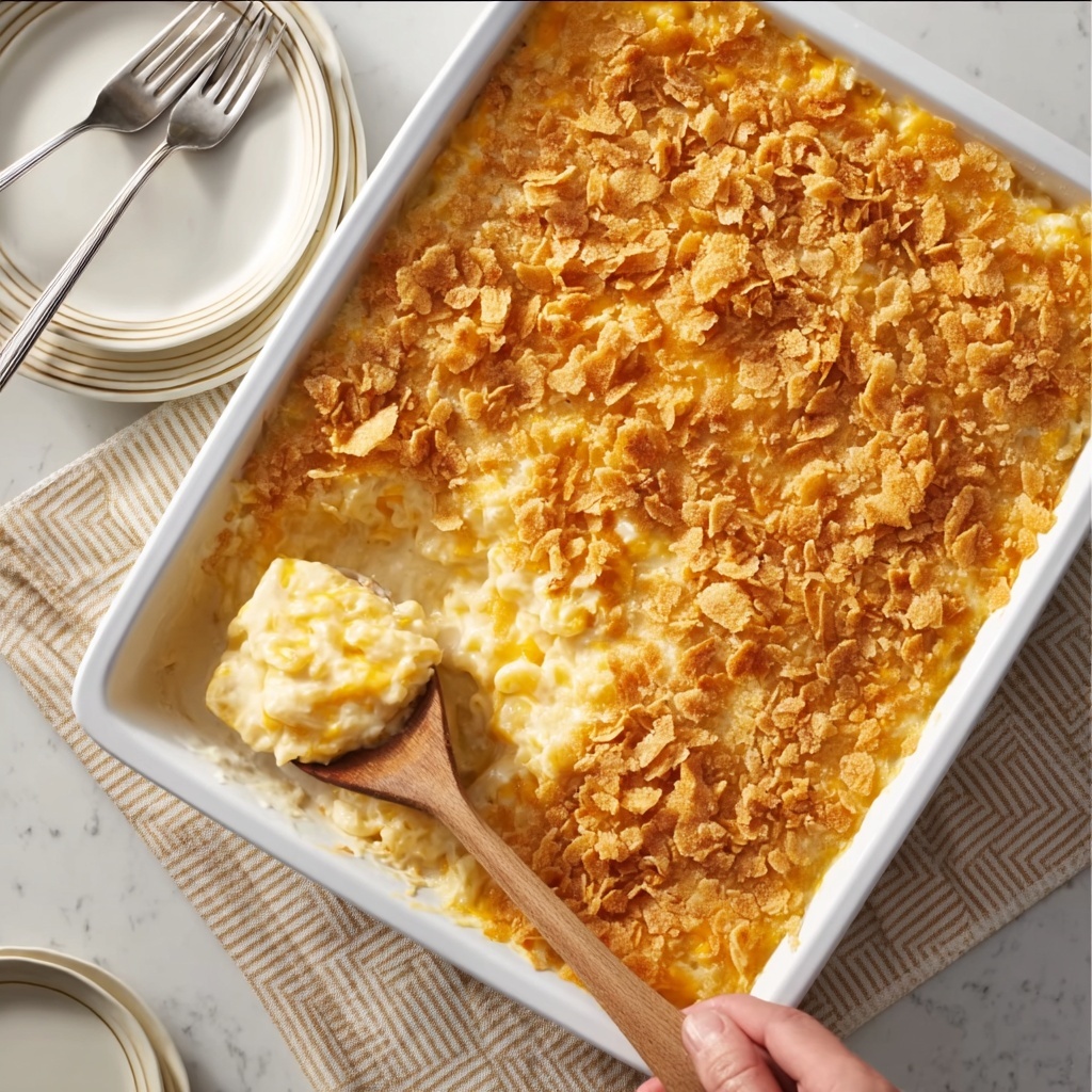 Cheesy Potato Casserole Recipe - Recipe Image