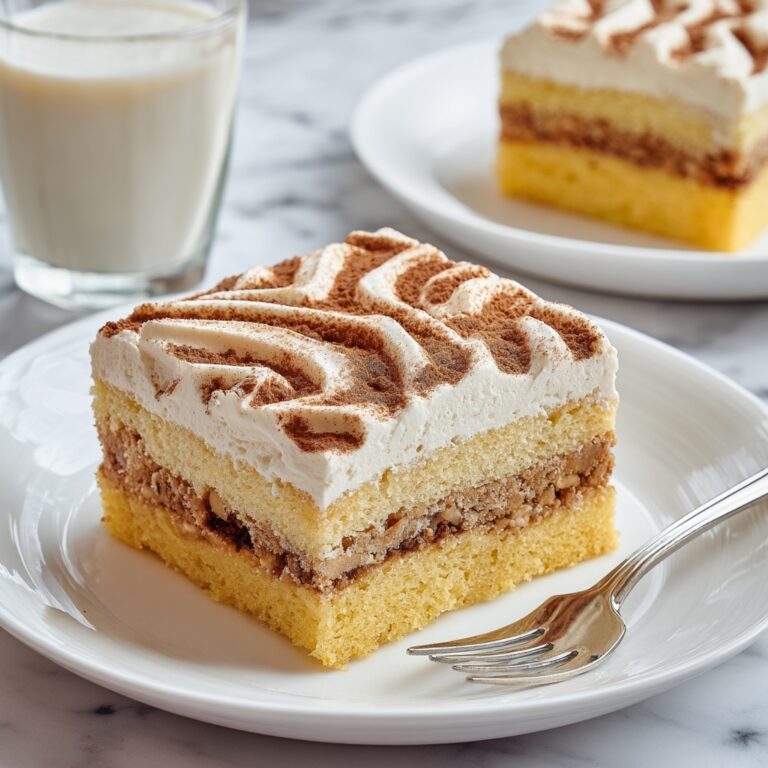 Cinnamon Roll Poke Cake Recipe