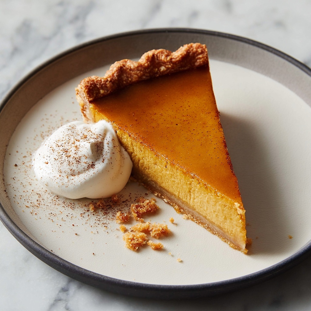 Orange Sweet Potato Custard Pie Recipe - Recipe Image