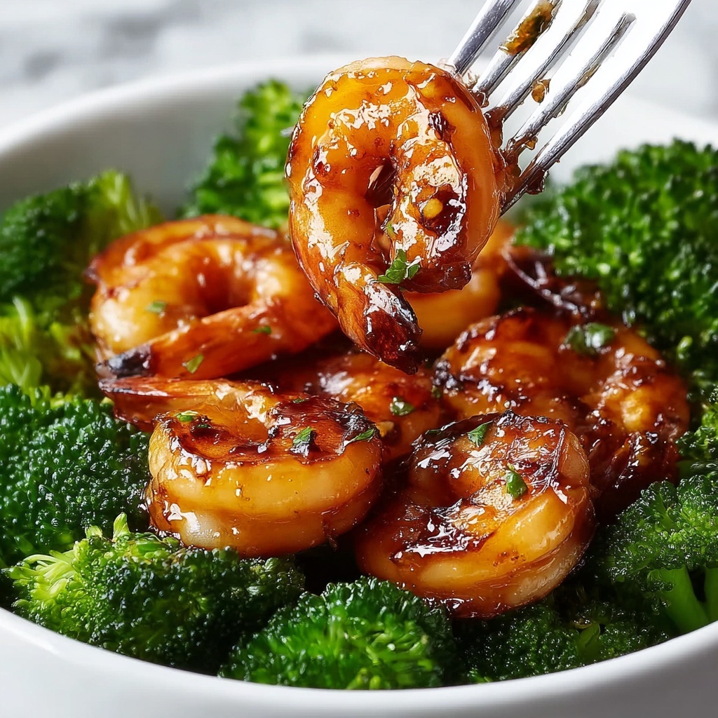 Honey Garlic Butter Shrimp & Broccoli Recipe - Recipe Image