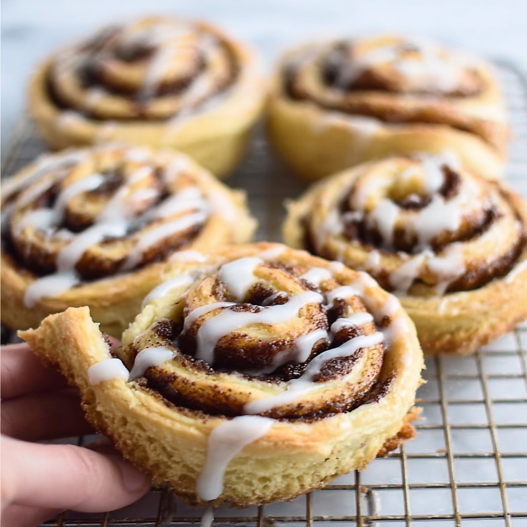 Mochi Cinnamon Rolls (Gooey and Chewy Bake) Recipe - Recipe Image