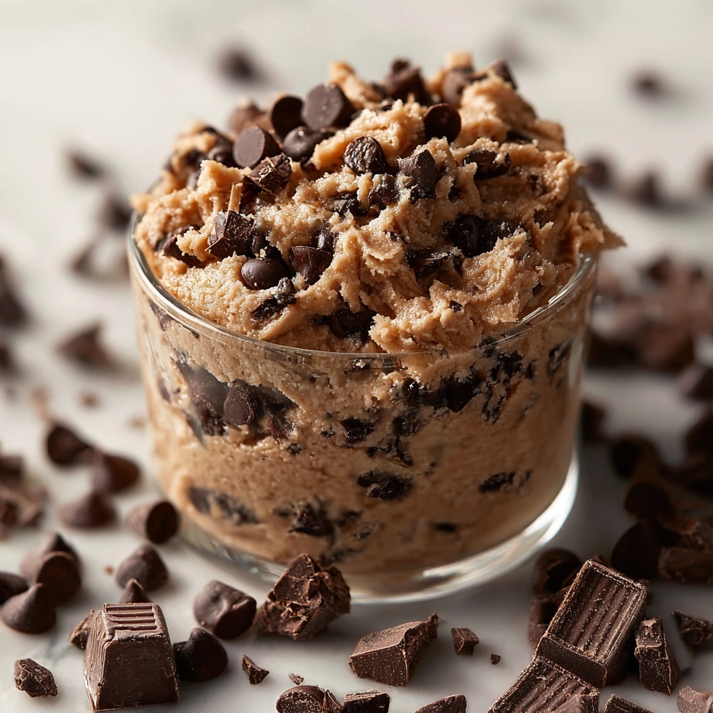 Edible Brownie Batter Cookie Dough Recipe - Recipe Image