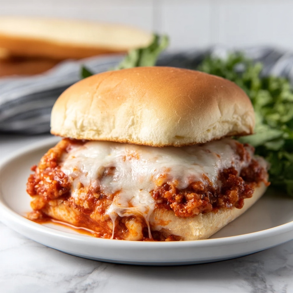 Chicken Parmesan Sloppy Joes Recipe - Recipe Image