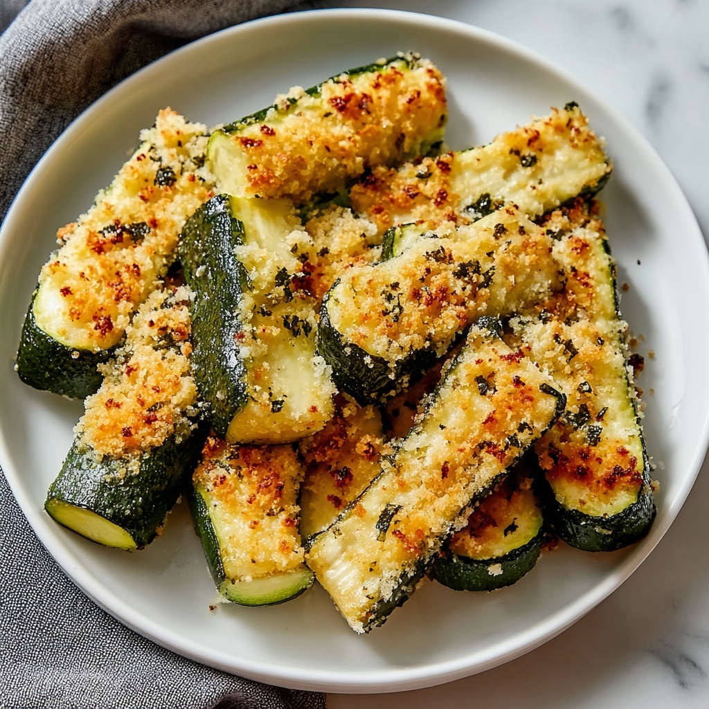 Low-Calorie Air Fryer Zucchini Parmesan Recipe - Recipe Image