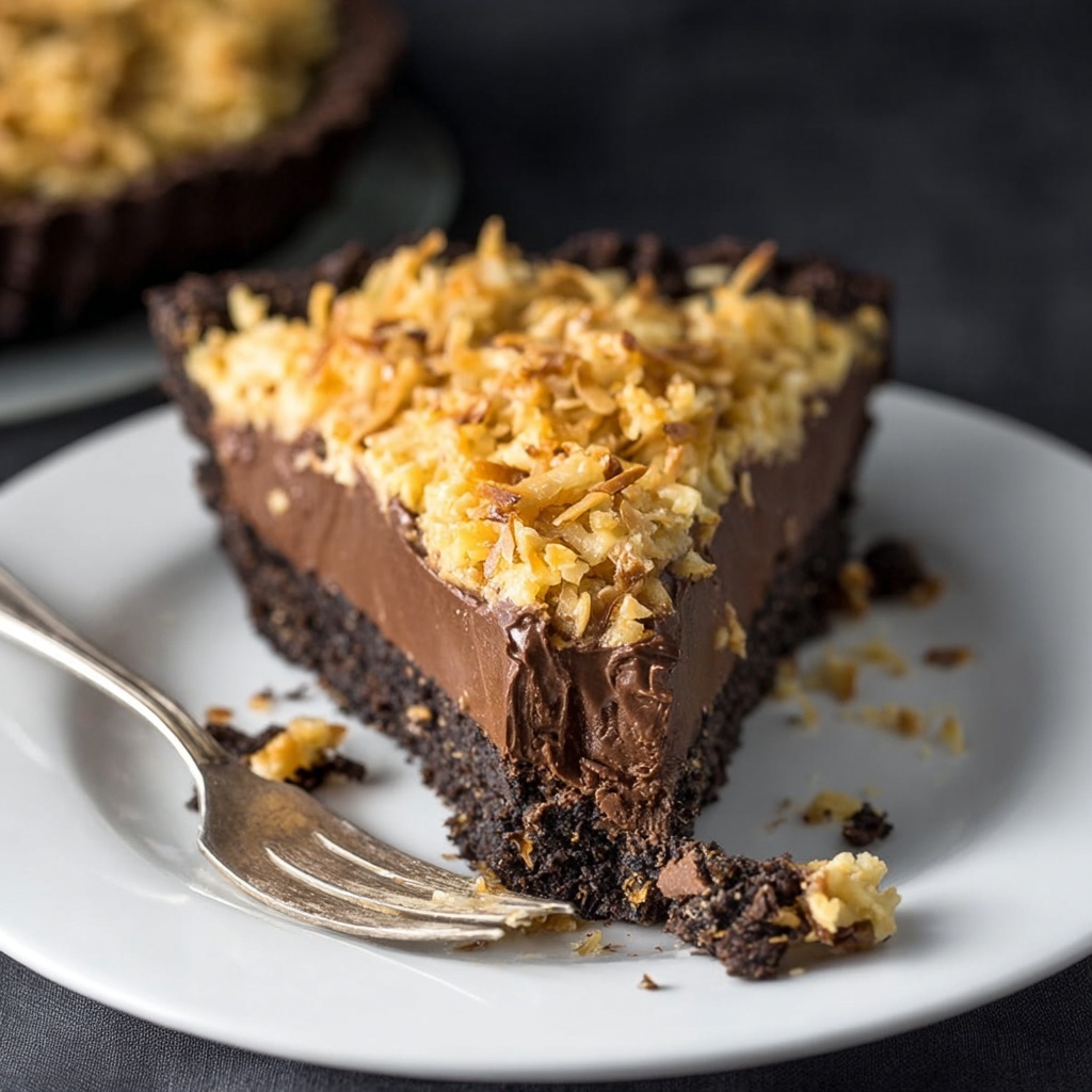 No-Bake German Chocolate Pie Recipe - Recipe Image