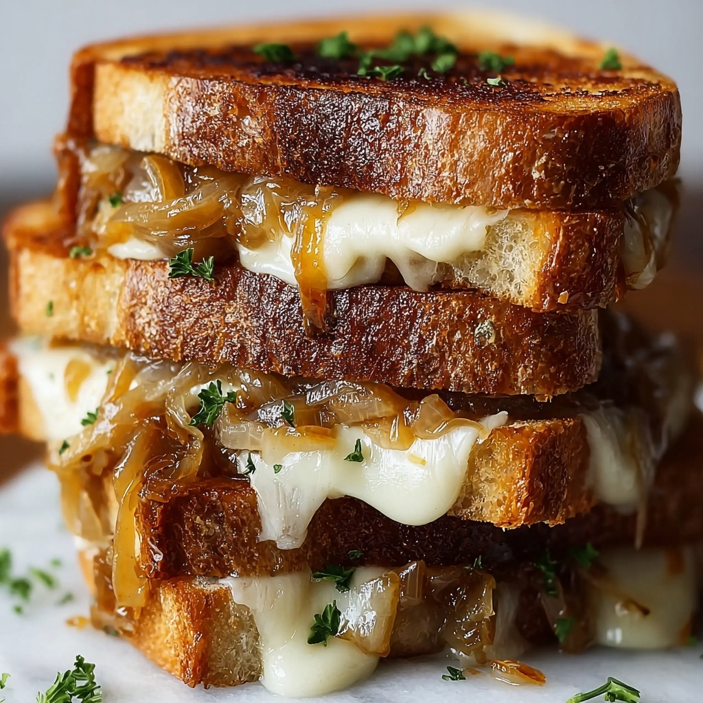 French Onion Grilled Cheese Recipe - Recipe Image