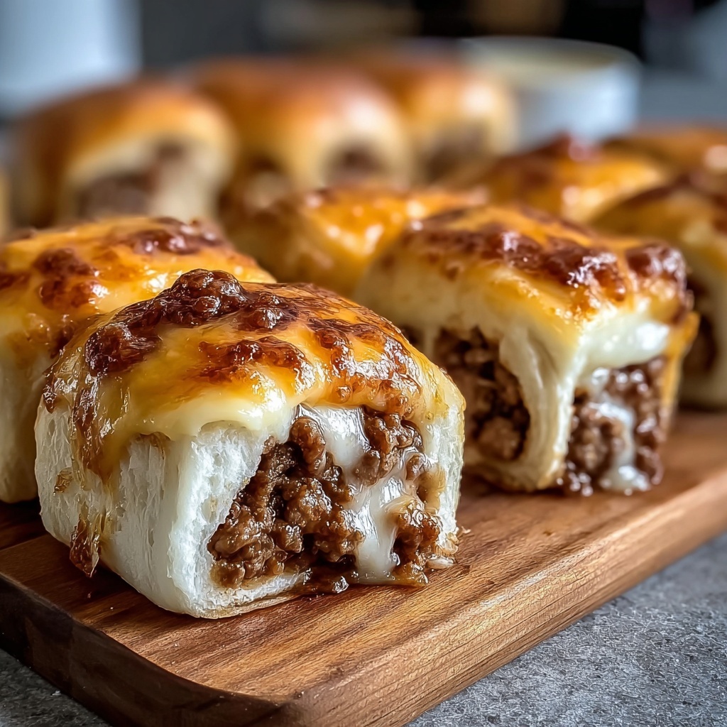 Cheesy Beefy Roll-Ups Recipe - Recipe Image