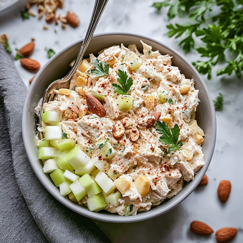Creamy Cajun Spiced Chicken Salad Recipe - Recipe Image