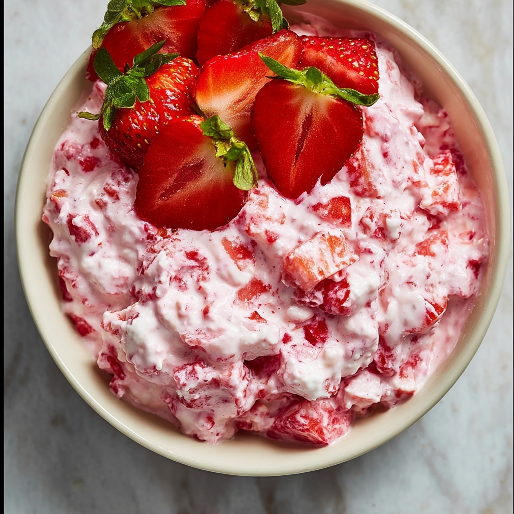 Strawberry Fluff Salad Recipe - Recipe Image
