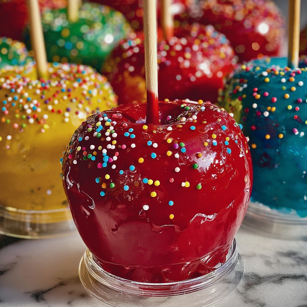 Jolly Rancher Candy Apples Recipe - Recipe Image