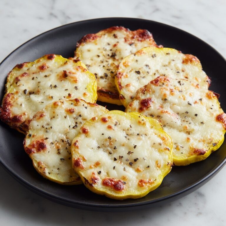 Cheesy Baked Squash Rounds Recipe