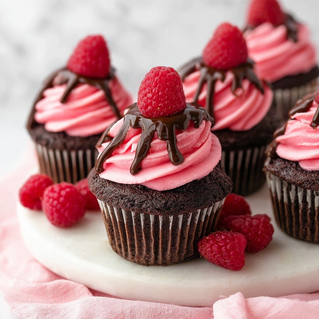 Raspberry Chocolate Cupcakes Recipe - Recipe Image