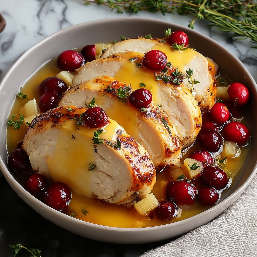 Cranberry Brie Stuffed Chicken Recipe - Recipe Image