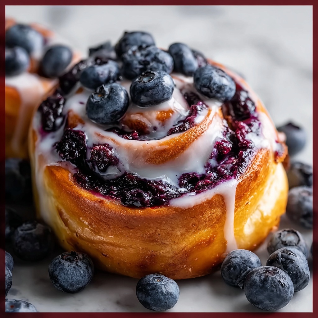 Homemade Blueberry Cinnamon Sweet Rolls Recipe - Recipe Image