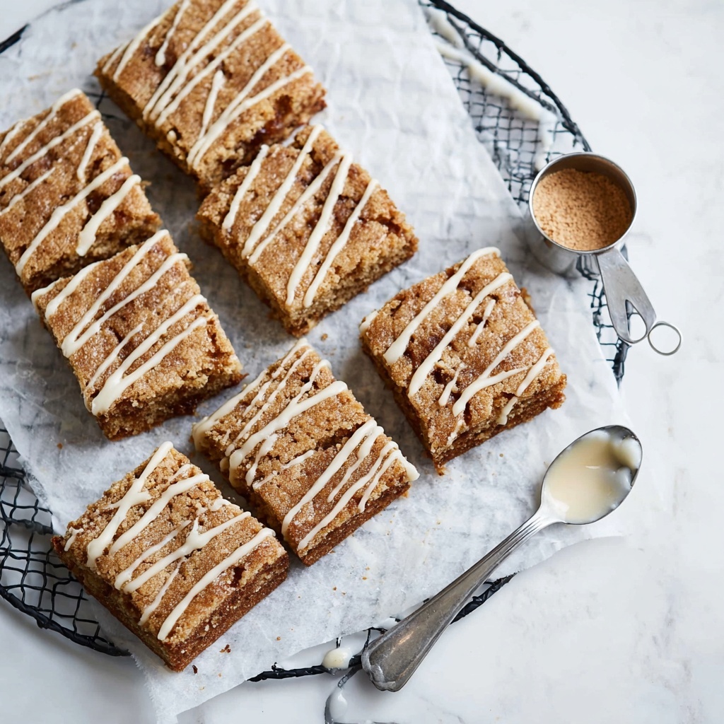 Cinnamon Roll Blondies Recipe - Recipe Image