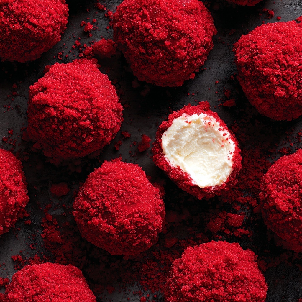 Red Velvet Cheesecake Bites Recipe - Recipe Image