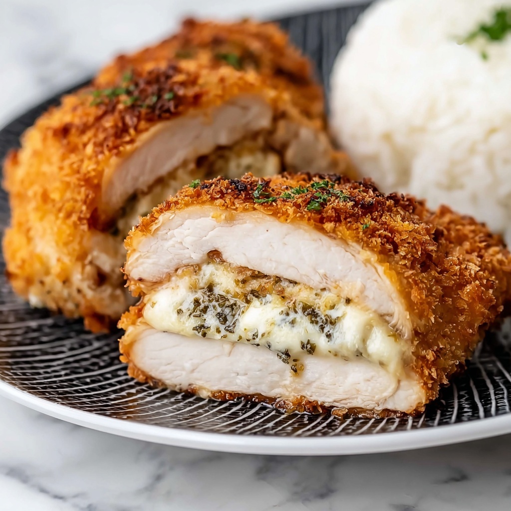 Chicken Roll Ups with Garlic Herb Boursin and Mozzarella Recipe - Recipe Image