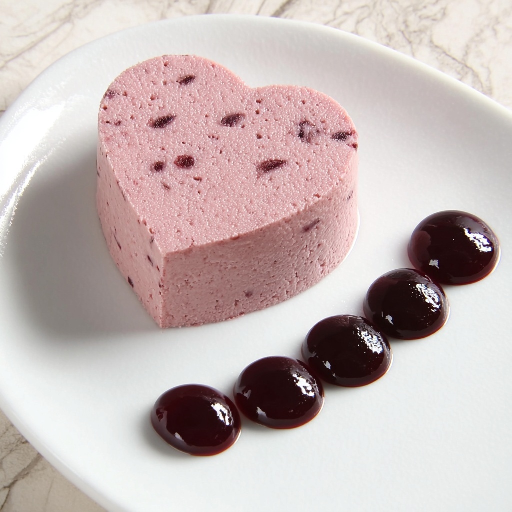Cranberry Orange Semifreddo Hearts Recipe - Recipe Image